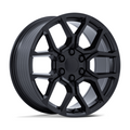 Performance Replicas PR233 22x9 Satin Black Wheel with 6x139.7 Bolt Pattern and +28 Offset