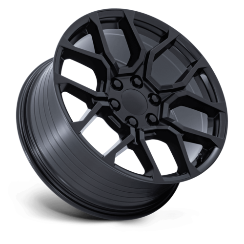 Performance Replicas PR233 20x9 Satin Black Wheel with 6x139.7 Bolt Pattern and +24 Offset