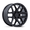 Performance Replicas PR229 24-Inch Satin Black Wheel with 6x139.7 Bolt Pattern and +31 Offset