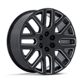 Performance Replicas PR231 22x9 Gloss Black Milled Wheel with 6x139.7 Bolt Pattern and +28 Offset