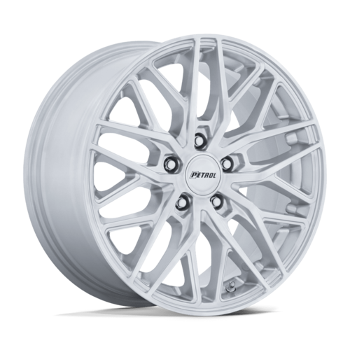 Petrol P3E 20x8.5 Machined with Brushed Gloss Silver Wheel - 5x112 Bolt Pattern +40 Offset
