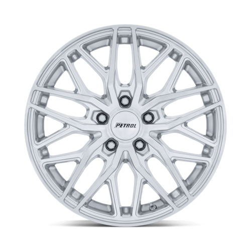 Petrol P3E 19x8.5 Silver Machined Wheel with Brushed Gloss Finish, 5x114.3 Bolt Pattern, +40 Offset
