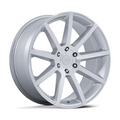 Petrol PE007 P6E 22x9.5 Inch Gloss Silver Machined Face Wheel with 6x135 Bolt Pattern and +30 Offset