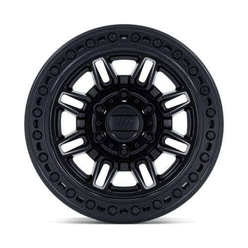 Pro Comp Alloys PA208 EQUALIZER BL 17x9 Blackout Wheel with -38 Offset and 8x165.1 Bolt Pattern