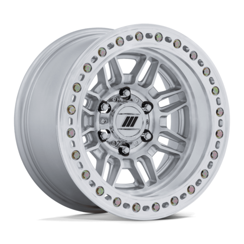 Pro Comp Alloys PA208 Equalizer BL 17x9 Wheel in Gloss Silver with Machined Face