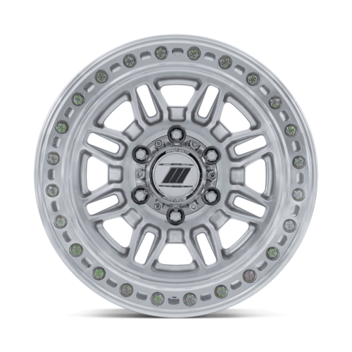 Pro Comp Alloys PA208 Equalizer BL 17x9 Silver Machined Face Wheel