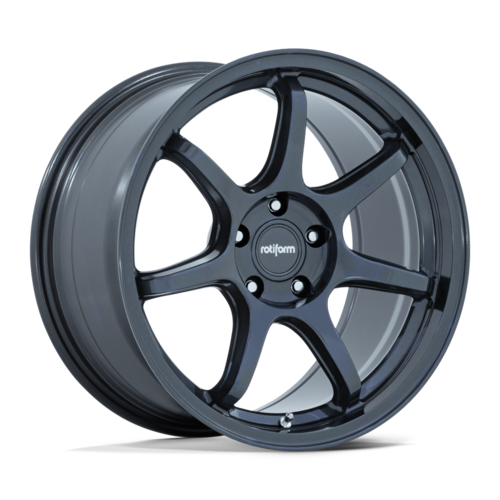Rotiform RC208 BPU 18x8.5 Inch Gloss Blue Gray Alloy Wheel with 5x100 Bolt Pattern and +35 Offset
