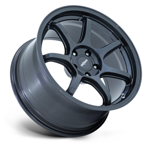 Rotiform RC208 BPU 18x9.5 Inch Gloss Blue Gray Alloy Wheel with 5x114.3 Bolt Pattern and +38 Offset