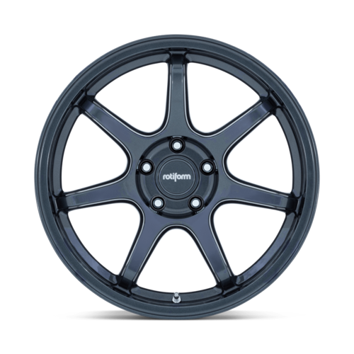 Rotiform RC208 BPU 19x9.5 Inch Gloss Blue Gray Wheel with 5x112 Bolt Pattern and +30 Offset