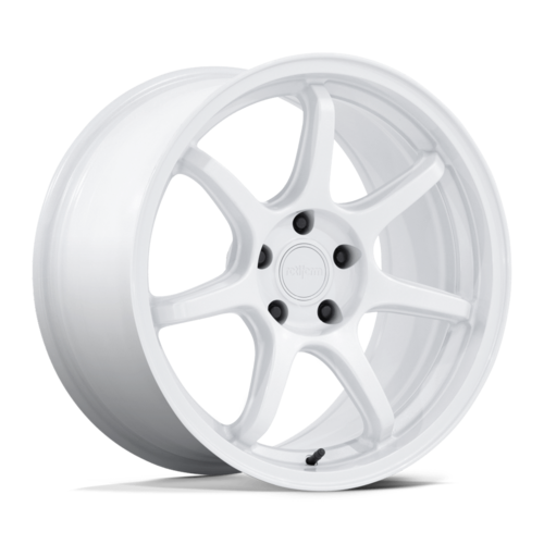 Rotiform RC208 BPU 19x10.5 Inch Gloss White Alloy Wheel with 5x114.3 Bolt Pattern and +40 Offset
