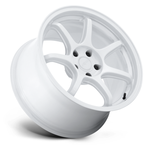 Rotiform RC208 BPU 18x9.5 Gloss White Wheel with 5x114.3 Bolt Pattern and +38 Offset