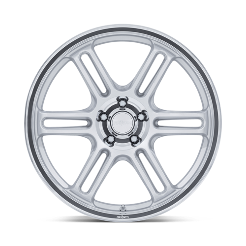 Rotiform RC209 RPS 19x8.5 Matte Silver Wheel with Diamond Cut Lip and 5x100 Bolt Pattern