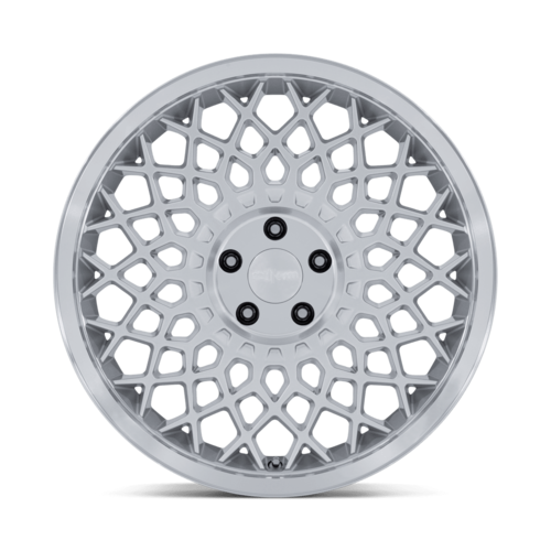 Rotiform RC212 CJJ 18x10.5 Inch Gloss Silver with Machined Lip Wheel
