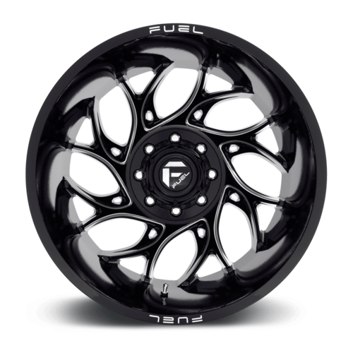 Fuel 1PC D741 Runner 20x8.25 Gloss Black Milled Wheel with 8x200 Bolt Pattern and -202 Offset