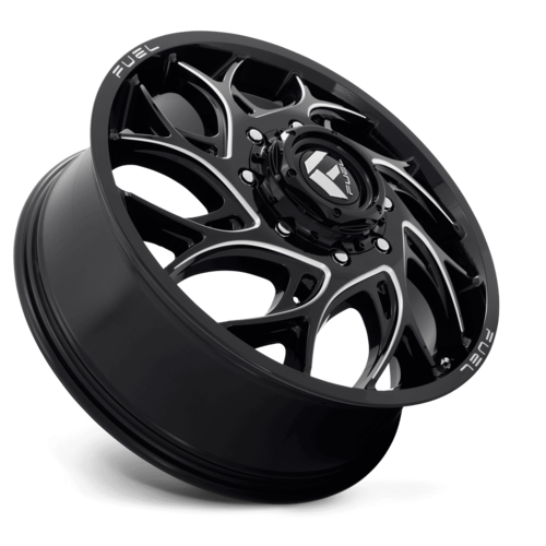 Fuel 1PC D741 Runner 22x8.25 Gloss Black Milled Wheel with 8x200 Bolt Pattern and +105 Offset