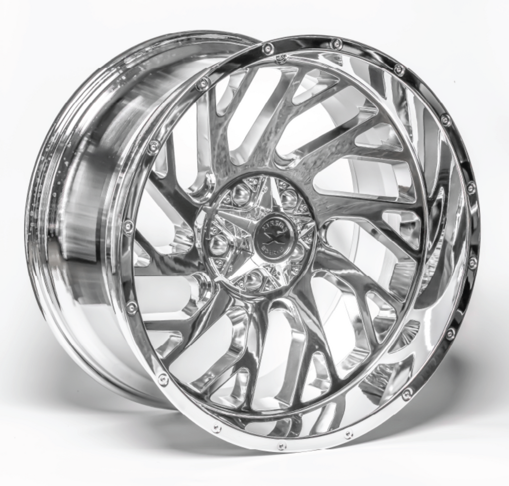 XTREME FORCE XF-8 CONCAVE WHEELS 6X5.5(139.7) & 6X135 - CHROME - TRUE DIRECTIONAL