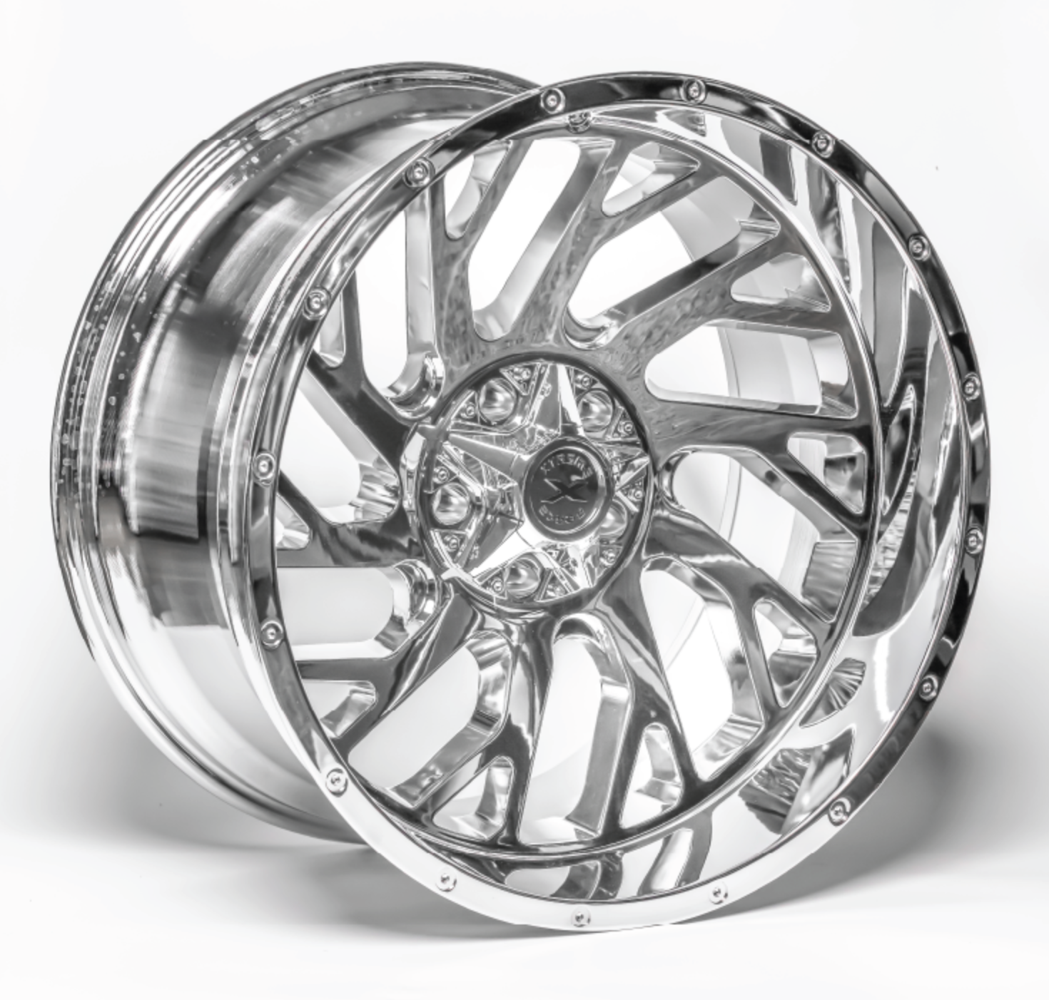 XTREME FORCE XF-8 CONCAVE WHEELS 6X5.5(139.7) & 6X135 - CHROME - TRUE DIRECTIONAL