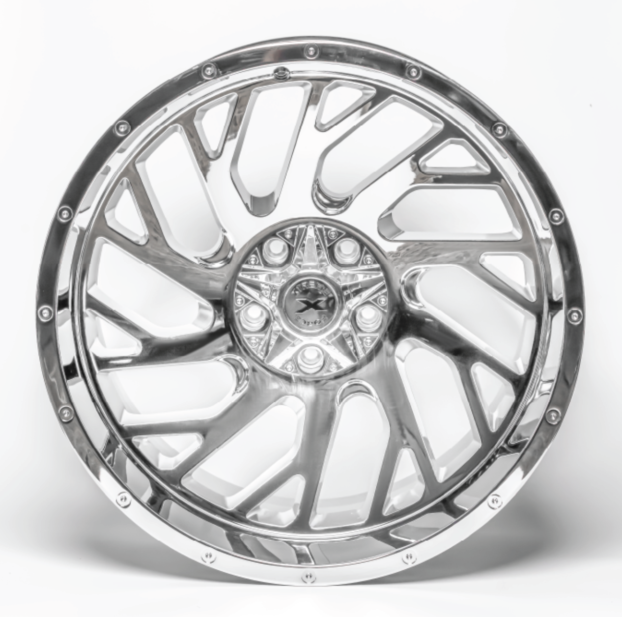 XTREME FORCE XF-8 CONCAVE WHEELS 6X5.5(139.7) & 6X135 - CHROME - TRUE DIRECTIONAL