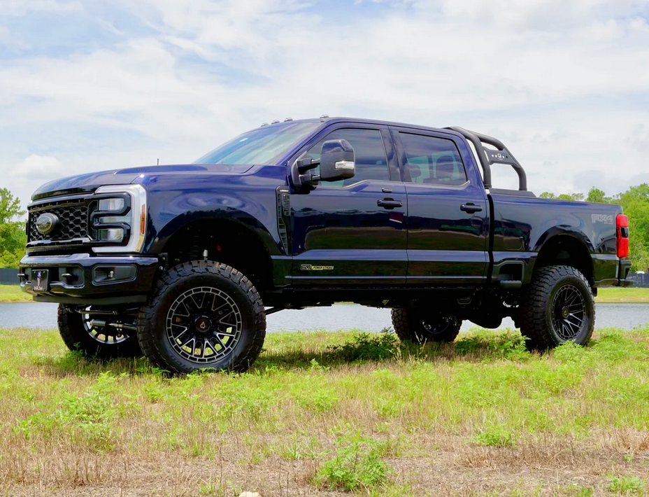 ARENA A114 BATTLE WHEELS 6X5.5(139.7) - GLOSSY BLACK MACHINED DDT FACE AND LIP