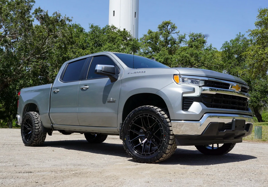 ARENA A114 BATTLE WHEELS 6X5.5(139.7) - GLOSSY BLACK MACHINED DDT FACE AND LIP