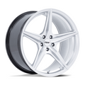 TSW Esprit 20x10.5 Hyper Silver with Machined Face Wheel - 5x114.3 Bolt Pattern, +38 Offset