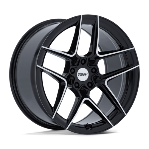 TSW Slipstream 19x9.5 Gloss Black Machined Wheel with 5x112 Bolt Pattern and 40mm Offset