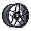 TSW Slipstream 19x8.5 Inch Gloss Black Machined Alloy Wheel with 5x120 Bolt Pattern and +25 Offset