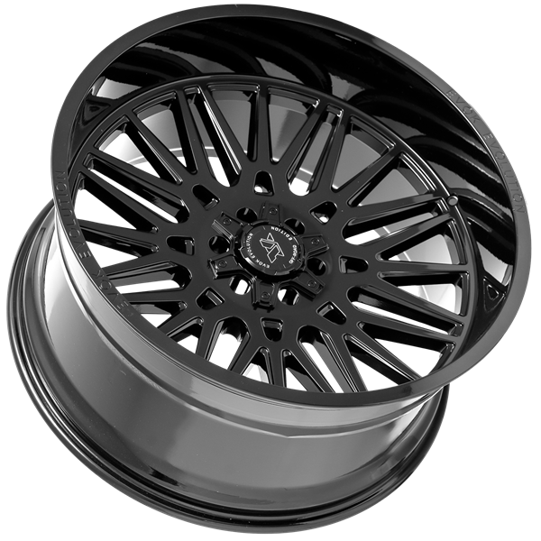 24X12 EVOK EV502 WHEELS 8X170 -44 Offset - GLOSS BLACK