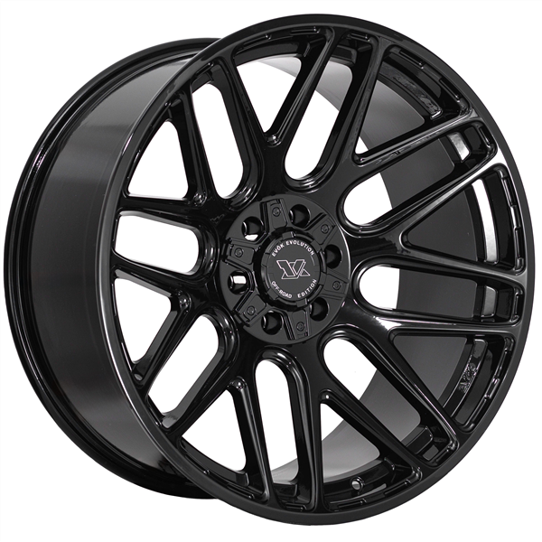 20X10 EVOK EV501 WHEELS 8X170 -19 Offset - GLOSS BLACK