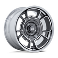 US Mag 1PC UC147 Flagstaff 22x10.5 Inch Wheel with 5x127 Bolt Pattern, 78.10 Center Bore, and Machined Face with Chrome Lip Finish