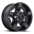 XD Rockstar II 17x9 Matte Black Wheel with Accents - Offset -12mm, 5x127/5x135 Bolt Pattern, 87.10 Center Bore