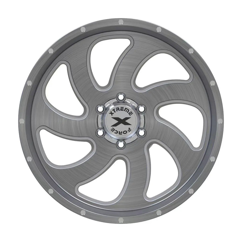 20X10 XTREME FORCE XF-1 WHEELS 5X5(127) - BRUSHED