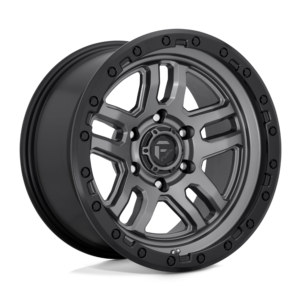 FUEL OFF-ROAD WHEELS AMMO D701 6X5.5(139.7) - MATTE GUNMETAL BLACK BEAD RING