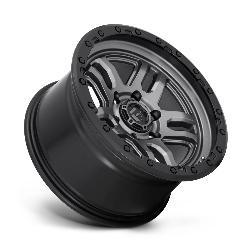 FUEL OFF-ROAD WHEELS AMMO D701 6X5.5(139.7) - MATTE GUNMETAL BLACK BEAD RING
