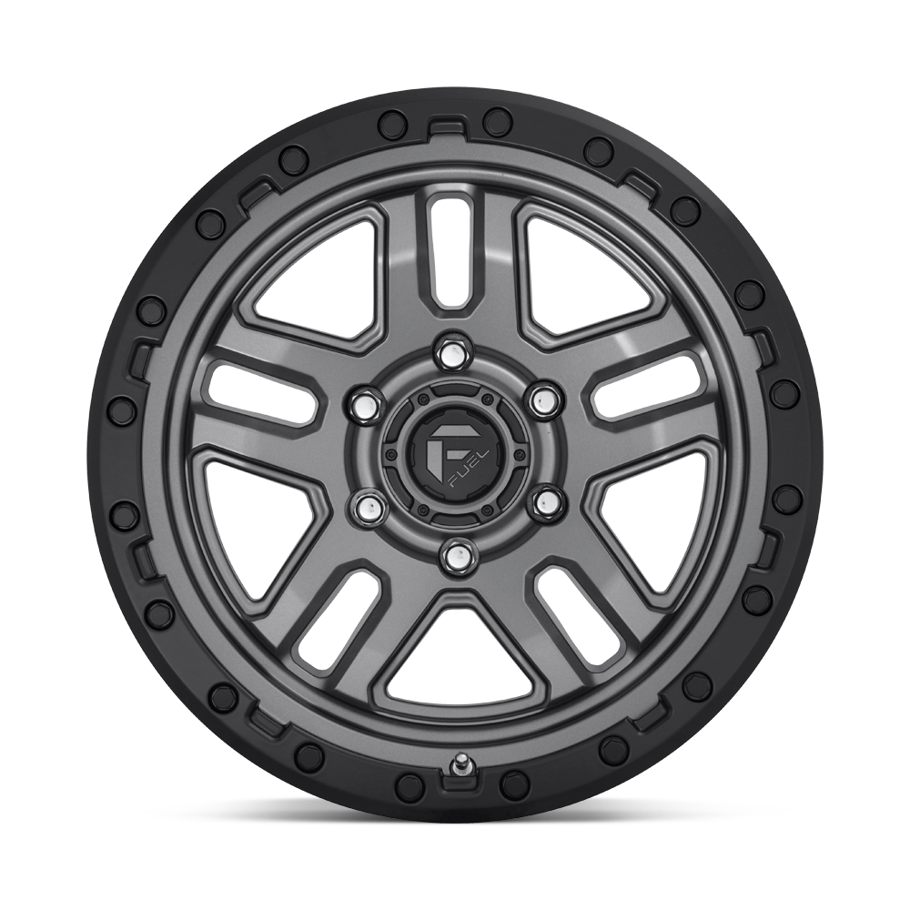 FUEL OFF-ROAD WHEELS AMMO D701 6X5.5(139.7) - MATTE GUNMETAL BLACK BEAD RING