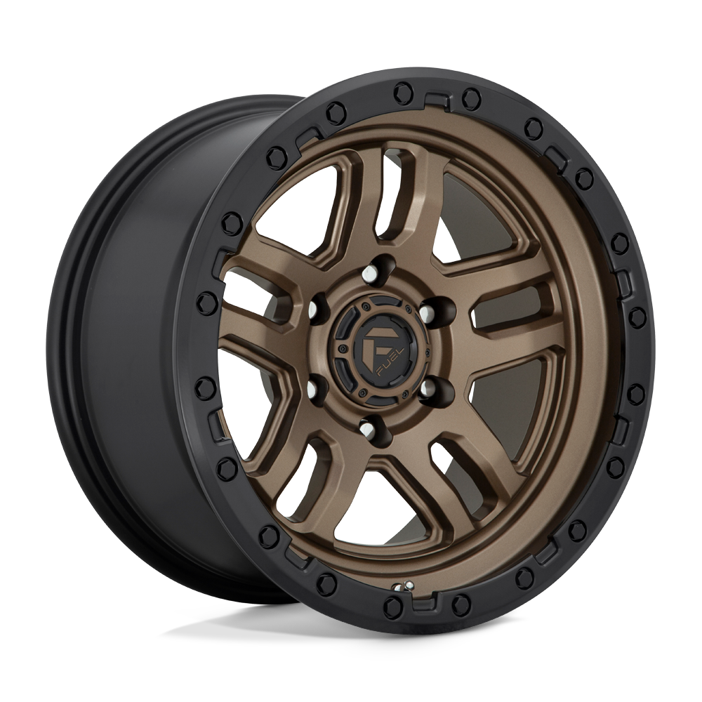 FUEL OFF-ROAD WHEELS AMMO D702 6X5.5(139.7) - MATTE BRONZE BLACK BEAD RING