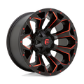 FUEL OFF-ROAD WHEELS ASSAULT D787 6X5.5(139.7) & 6X135 - MATTE BLACK RED MILLED