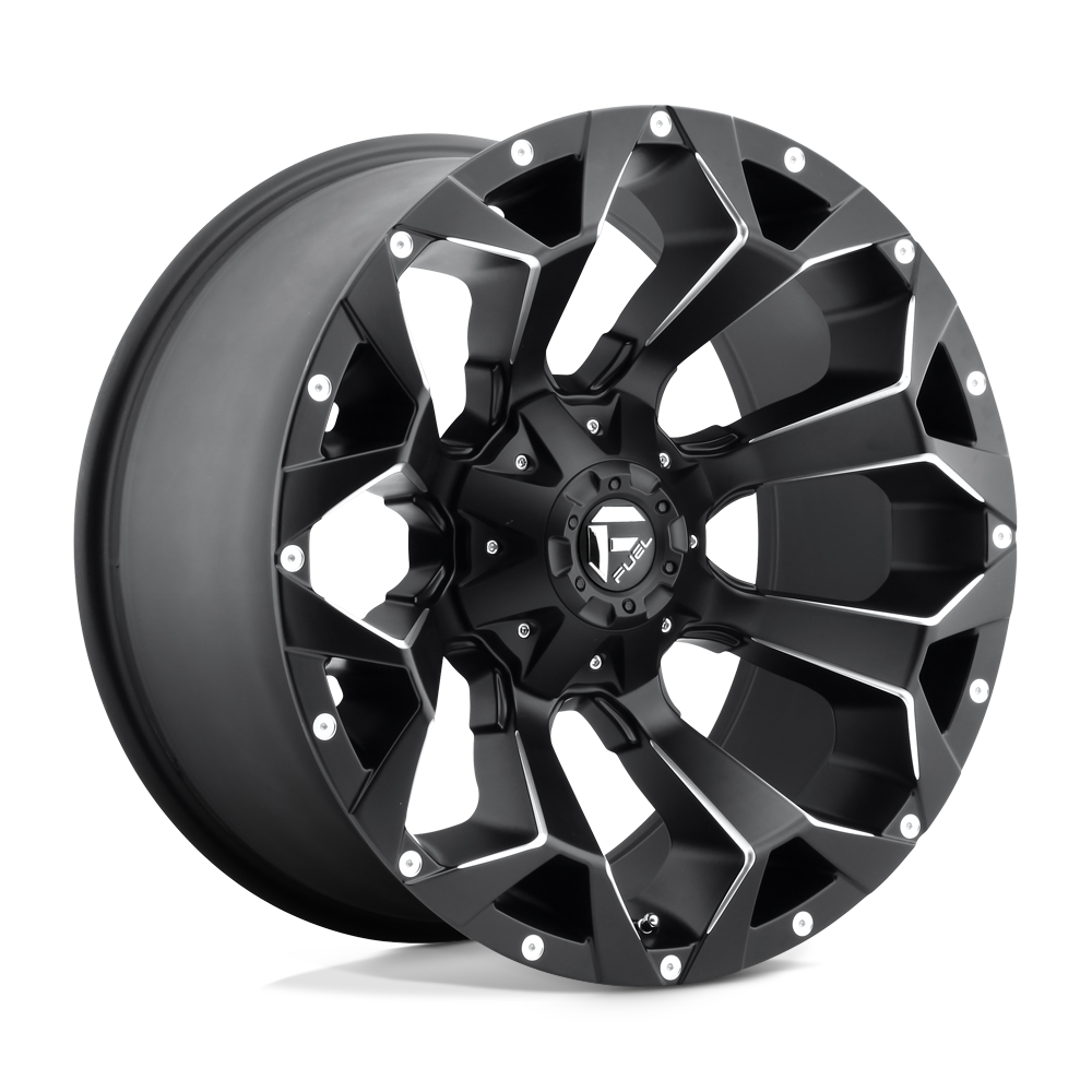 FUEL OFF-ROAD WHEELS ASSAULT D546 6X5.5(139.7) & 6X135 - MATTE BLACK MILLED