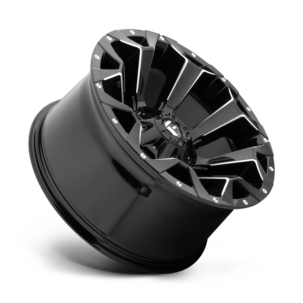 FUEL OFF-ROAD WHEELS ASSAULT D576 6X5.5(139.7) & 6X135 - GLOSS BLACK MILLED