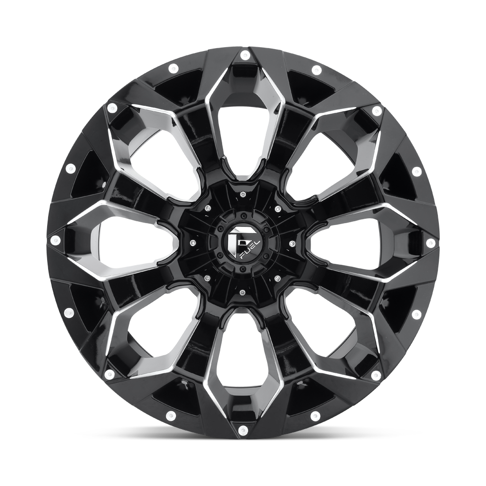 FUEL OFF-ROAD WHEELS ASSAULT D576 6X5.5(139.7) & 6X135 - GLOSS BLACK MILLED
