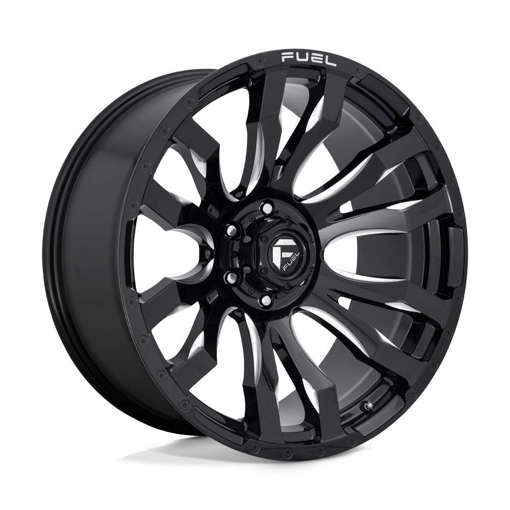 FUEL OFF-ROAD WHEELS BLITZ D673 6X5.5(139.7) - GLOSS BLACK MILLED
