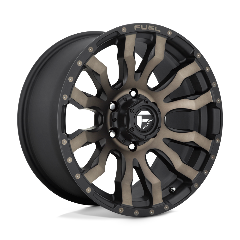FUEL OFF-ROAD WHEELS BLITZ D674 6X5.5(139.7) - MATTE BLACK DOUBLE DARK TINT