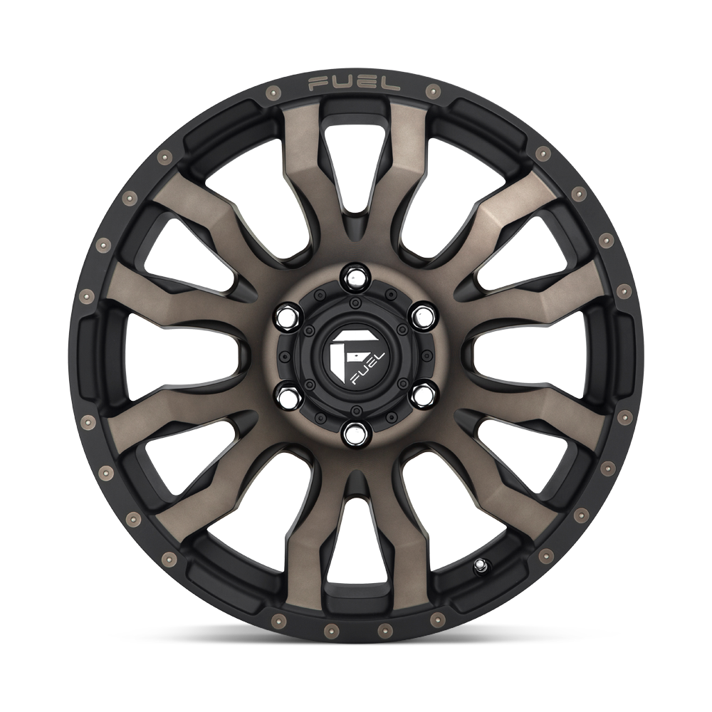 FUEL OFF-ROAD WHEELS BLITZ D674 6X5.5(139.7) - MATTE BLACK DOUBLE DARK TINT