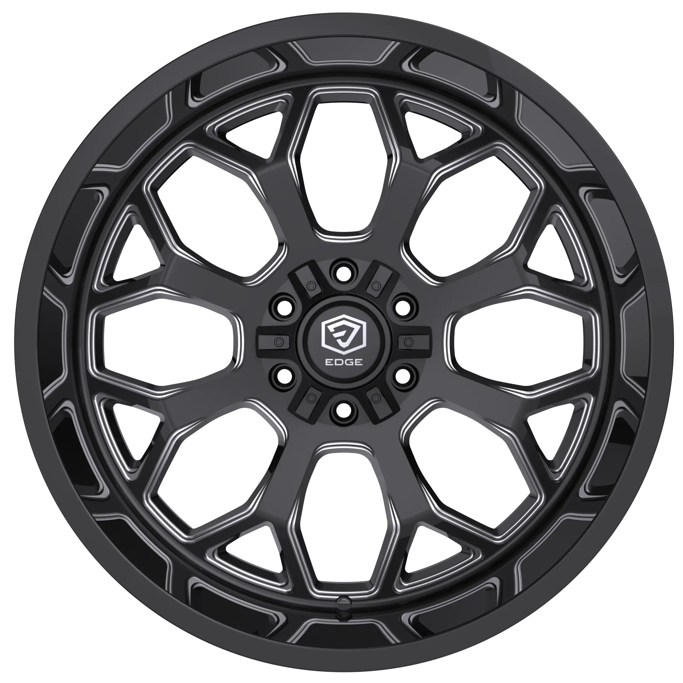 Edge Off Road 301BM 20x10 Cast Aluminum Wheel with 6x135 / 6x5.50 Bolt Pattern and -19 Offset