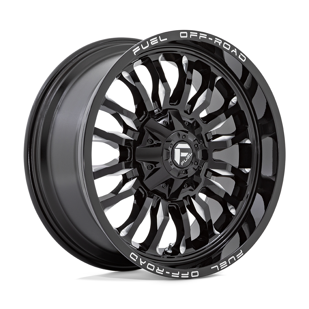 FUEL OFF-ROAD WHEELS ARC D795 6X5.5(139.7) & 6X135 - GLOSS BLACK MILLED