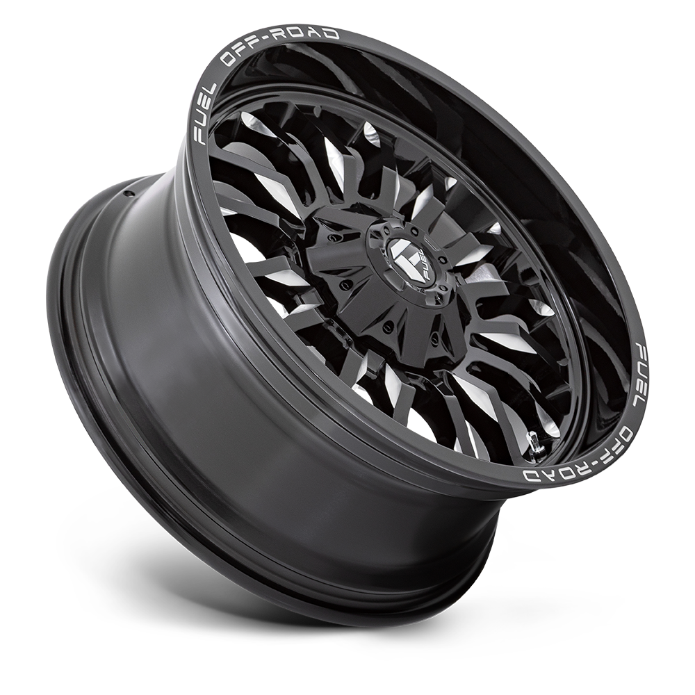 FUEL OFF-ROAD WHEELS ARC D795 6X5.5(139.7) & 6X135 - GLOSS BLACK MILLED