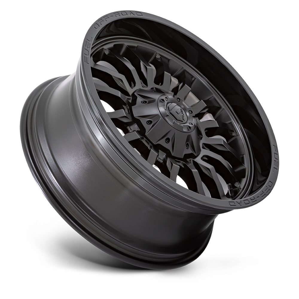 FUEL OFF-ROAD WHEELS ARC D796 6X5.5(139.7) & 6X135 - MATTE BLACK W/ GLOSS BLACK LIP