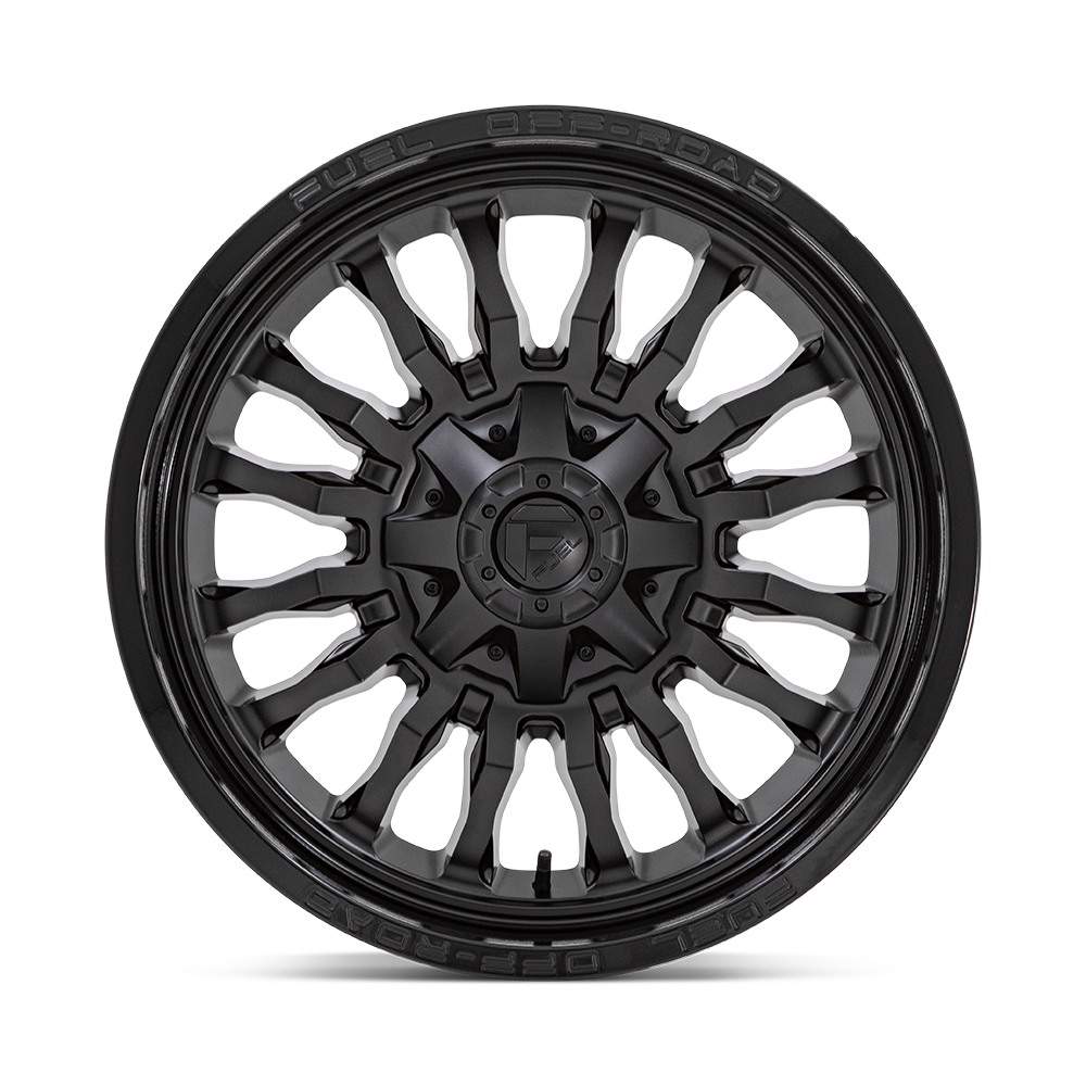 FUEL OFF-ROAD WHEELS ARC D796 6X5.5(139.7) & 6X135 - MATTE BLACK W/ GLOSS BLACK LIP