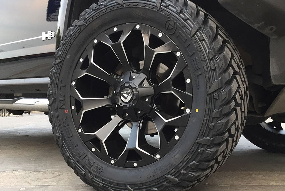 FUEL OFF-ROAD WHEELS ASSAULT D546 6X5.5(139.7) & 6X135 - MATTE BLACK MILLED