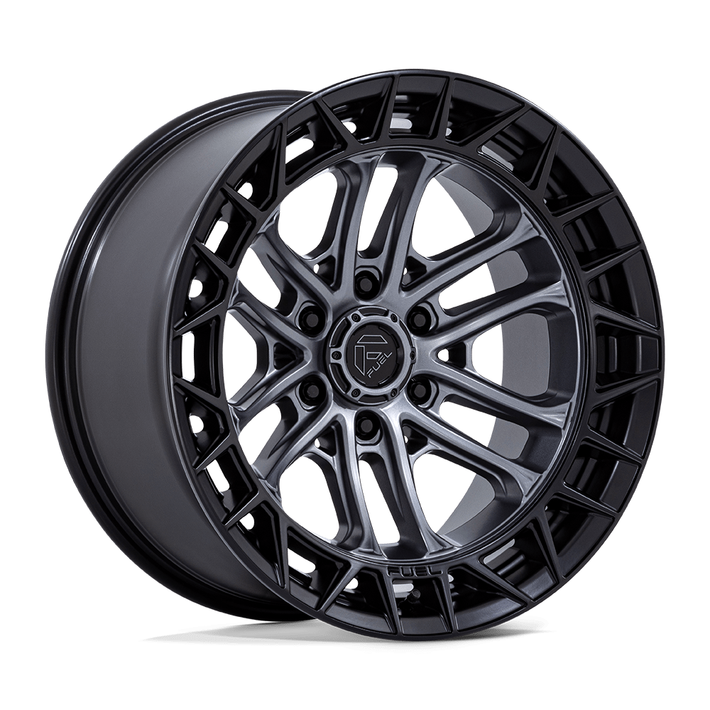 FUEL OFF-ROAD WHEELS CELSIUS FC874 6X5.5(139.7) - MATTE GUNMETAL W/ M-BLK LIP